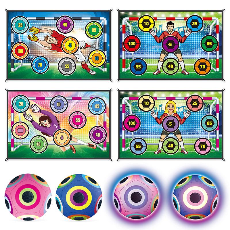 Source Factory Lighting Football Game Pad 1 * 1.5 Meters, Indoor And Outdoor Pasted Ball Scoring Game Sports Toy