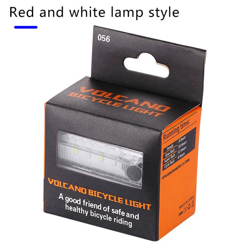 Bike Rear Tail Light Usb Rechargeable Red Led Bright Taillights Fit On Any Bicycle/Helmet Easy To Install For Cycling Safety