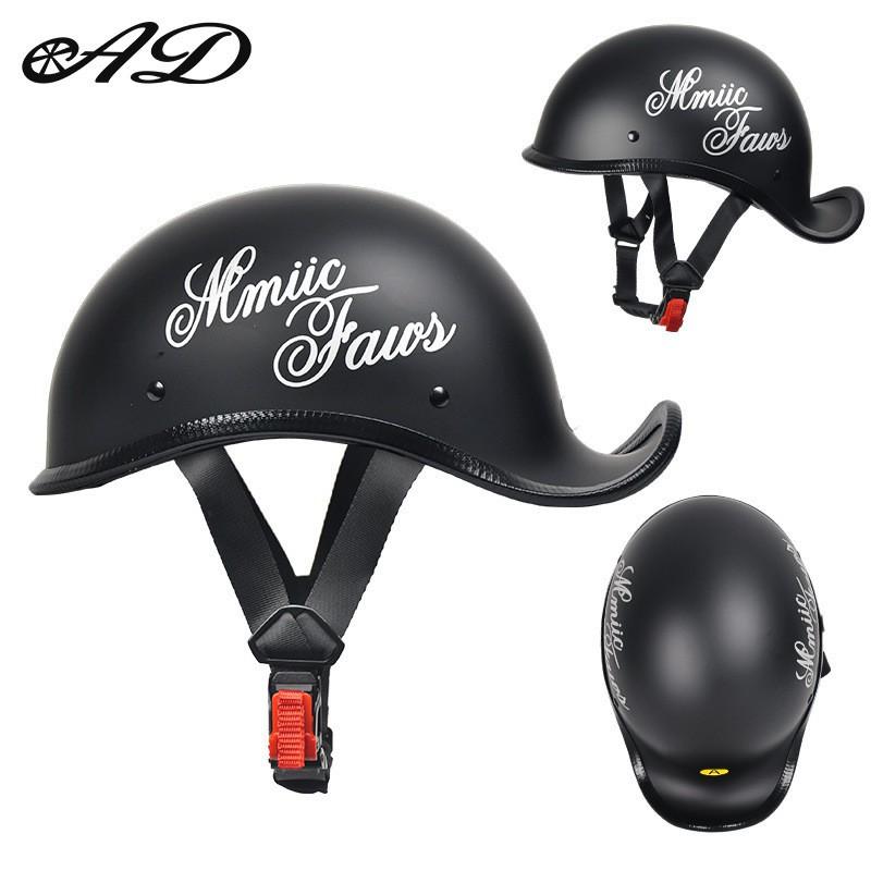 

Motorcycle Helmet Universal Men Women Retro Light Cruising Scoop Half XL code 59-60CM