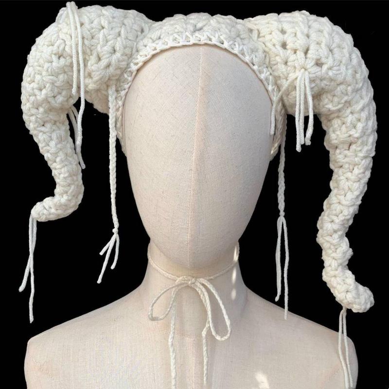 Ny ren handstickad volanghatt vuxen fiskarhatt fashionabel personlighetshatt