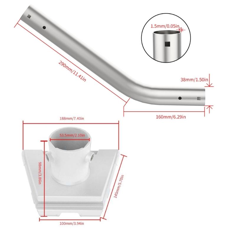 Wall Mounting Accessories Roof Satellite Holder for Gen 3 Waterproof Stand with Installation Tools Included