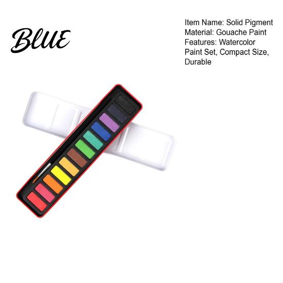 Artistic Creation Kits Solid Gouache Portable Paint Watercolor for Kids Set Durable Pigments Washable Fine Vibrant Color Palette Painting