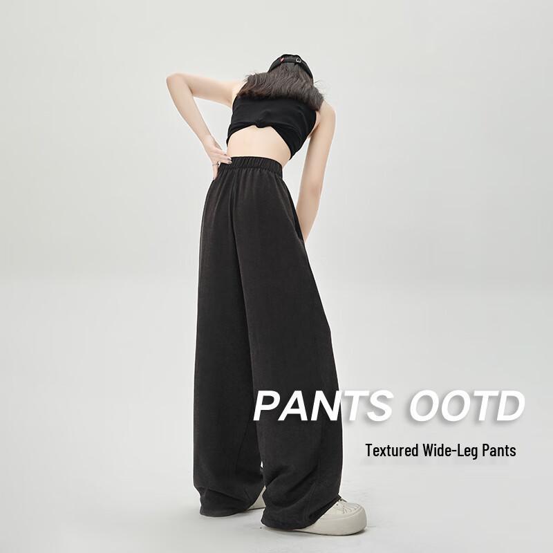 MIIOW Women's 2025 Spring/Summer Relaxed Wide-Leg Casual Pants