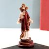 Jesuses Christs Handcrafted Sculpture 13.5cm Tall Holiday Tabletop Decoration