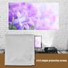 Projector Screen, Portable Projector Curtain 60/72/84/100/120 Inch, White Color Projection Screen 16:9 for Indoor Outdoor Film Theater (100in)