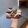 Girls Sandals Summer New Arrival, Korean Style Princess Closed-Toe Kids Shoes, Little Girls Outdoor Beach Sandals