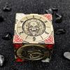 7-IN-1 Six Sided Rotating DND Dice Dungeon And Dragon Table Role Play Game Dice D4 D6 D8 D12 D20 D10/% Polyhedral Wheel Dice