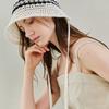 Nouve Cotton Strap Bucket Hat - Ivory
