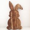 Adorable Rabbit Shape Wood Tray for Family Gatherings Childrens Birthday Parties and Serving Snacks Safely