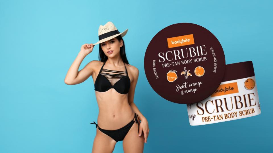 Bodybite Scrubie Scrub Peeling + Handschuh