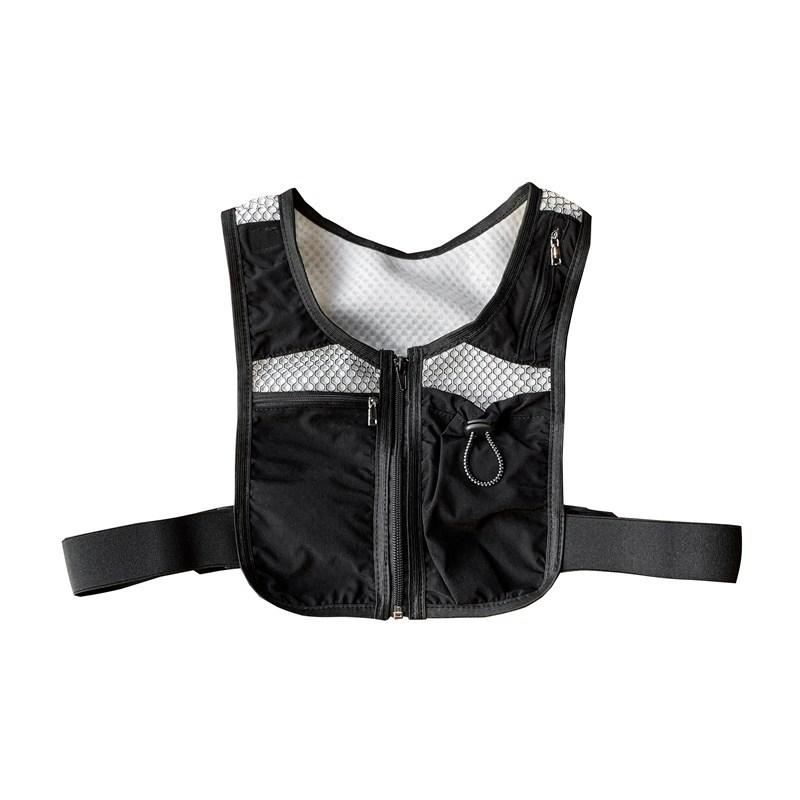 

Нагрудная сумка-жилет для бега на улице, Hip Hop Techwear стиль, сумка для мобильного телефона на грудь, легкий носимый рюкзак для мотоцикла, велоспорта