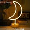 Korean Style Flamingo LED Neon Night Light - Decorative Christmas Fairy Accent with Round Base