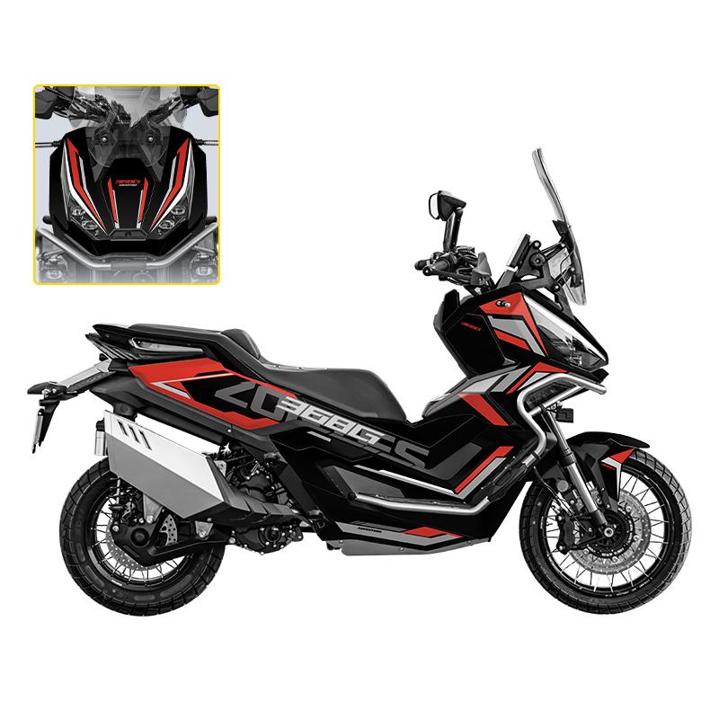 For ZONTES 368G Motorcyle Pattern Fairing Stickers Kits Pasted On Body Paint Parts Area Accessories Decoration Stickers