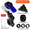 Universal Secure Cell Phone Holder for Handlebars Multi-purpose Mount Fit for Motorcycle Bicycle E-Bike and Daily Scooter