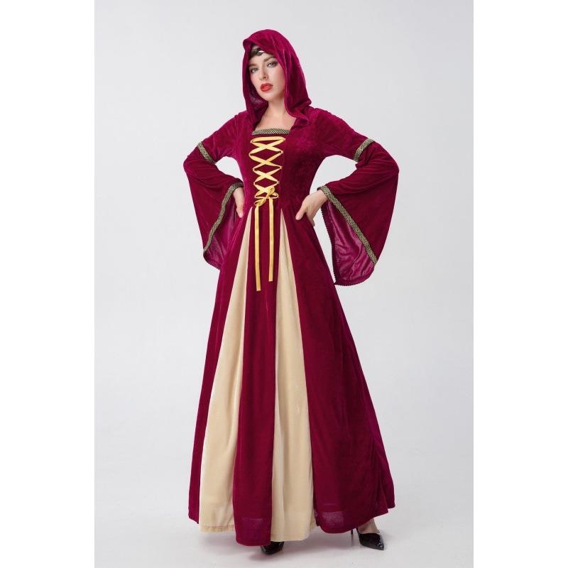 Halloween Costume Vintage Court Costume Vampire Playing Costume Adult Dress Witch Costume Witch Costume
