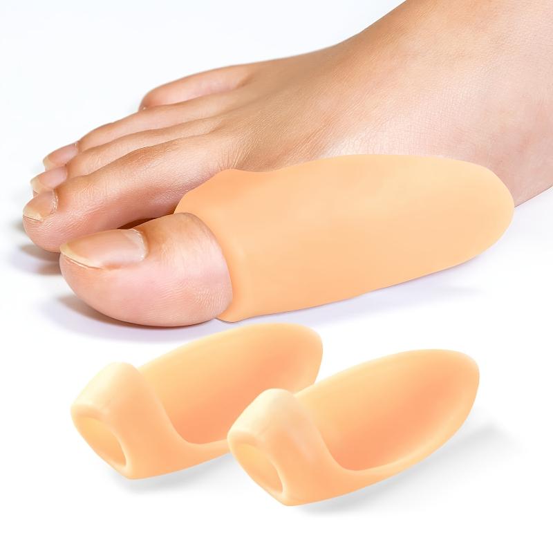 

2pcs Gel Toe Protection Pads Soft Durable Anti-Slip Toe Protection Pads Toe Friction Cushion Pads Home Accessories