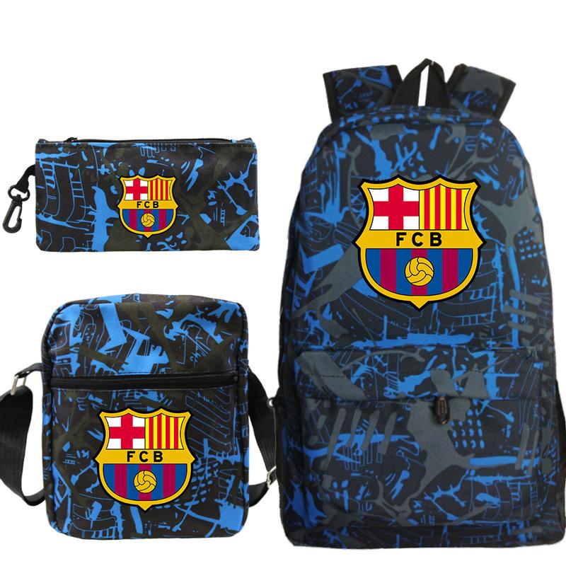 Lionel Messi · Perifere Rugzak Student Schooltas Schoudertas Etui Drie Delige Set three-piece set