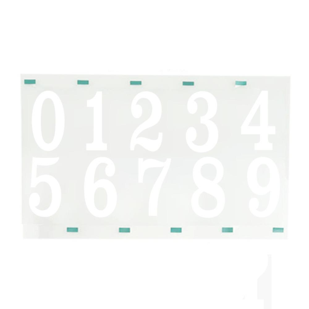 5Pcs High Temperature Waterproof Invisible Digital Sticker  for Vehicles/Car/SUV