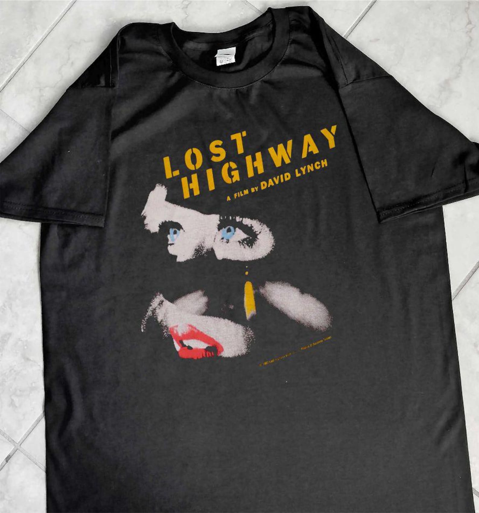 Lost Highway T shirt David Lynch cult film 90s Poster shirt noir cinema movie shirt Lost Highway S