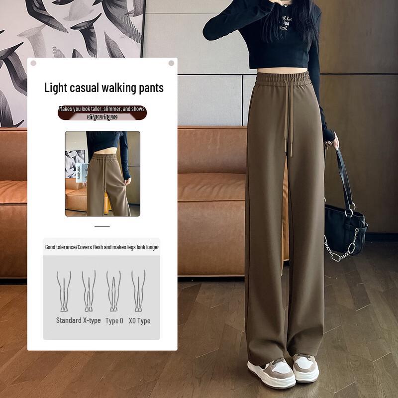 HSTYLE Women's Casual Straight-Leg Trousers