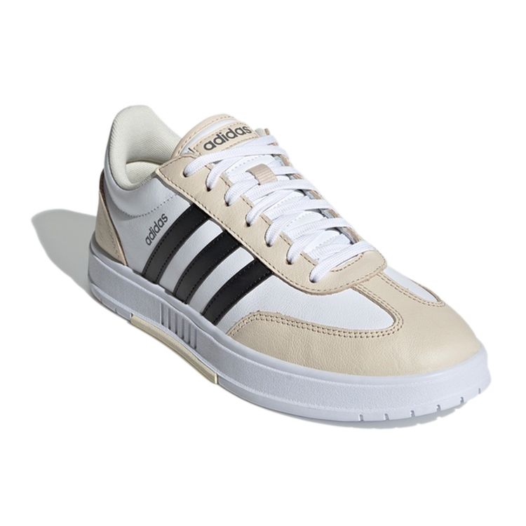 Adidas Neo Gradas Durable Non-Slip Low-Top Skate Shoes Women Sneakers White Beige H01221