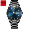 Men'S Fully Automatic Quartz Watch Luminous Waterproof Calendar Diamond-Encrusted Business Men'S Watch
