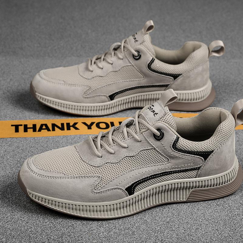 New Men's Thick-soled Non-slip Casual Walking Shoes Male Daily Leisure Trendy Versatile Sports Shoes Breathable Sneakers For Men