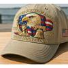1pc United States 250th Anniversary Baseball Caps for Women,Washed Retro Design,Handmade Embroidery Hat for Parties,Adjustable