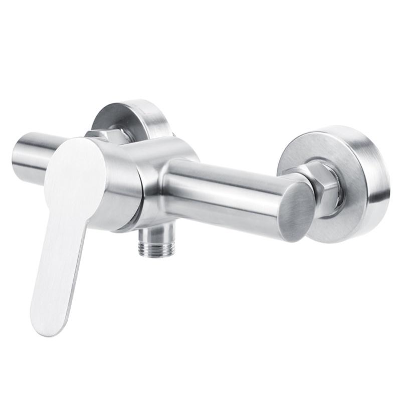 304 Stainless Steel Shower Faucet Bathroom Shower Hot Cold Water Tap G1/2in304 Stainless Steel Shower Faucet
