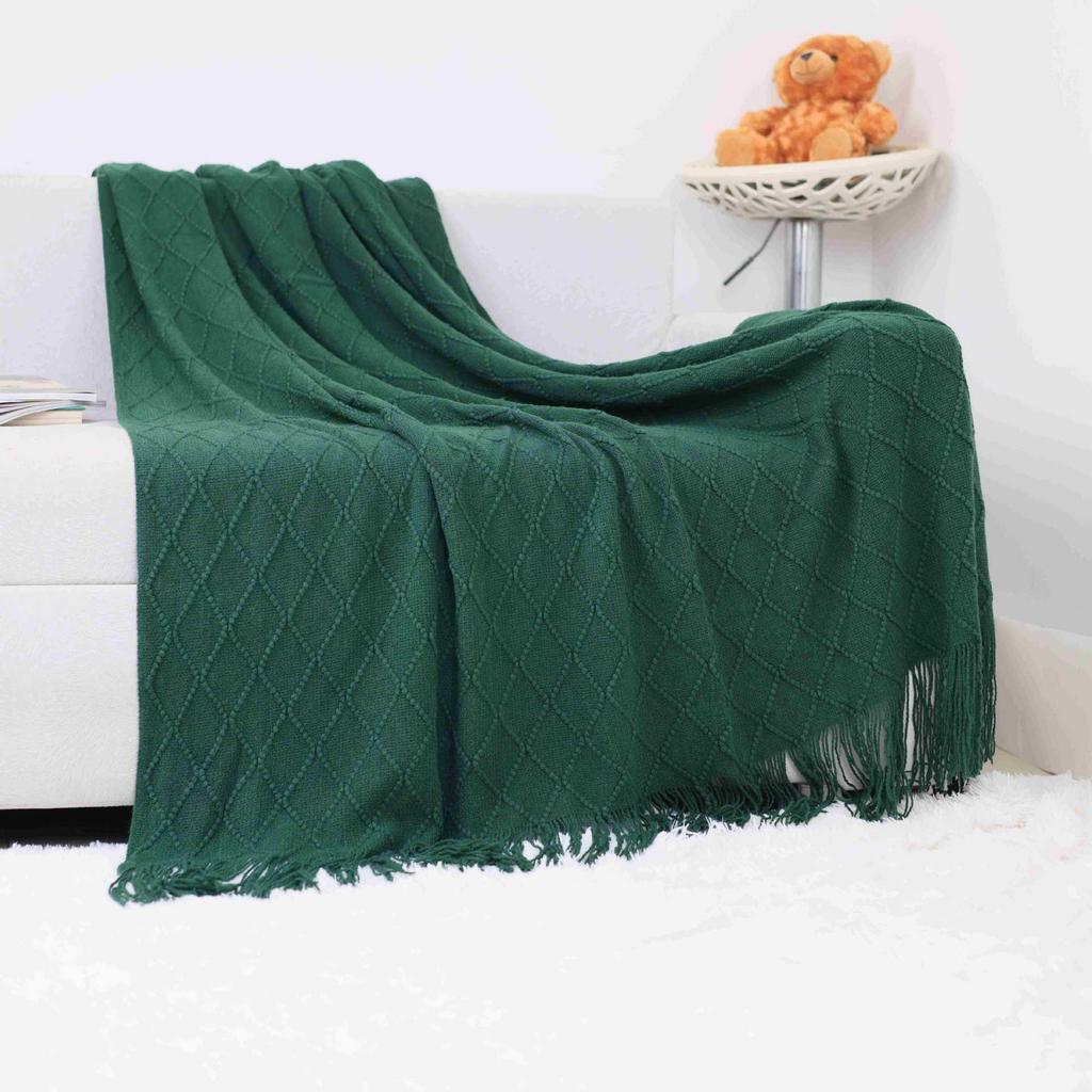 Luxury-lite Minimalist Natural Yoga Blanket Sofa Cushion Throw Blanket Air Conditioning Blanket Bed Cover