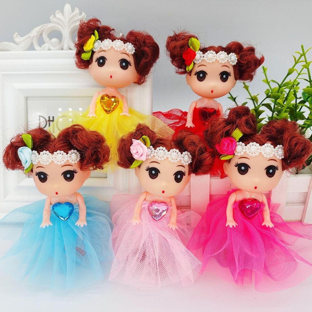 Happy Princess 12cm Girl Doll Keychain – Perfect Kindergarten Reward Gift
