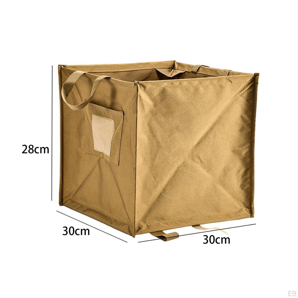 Faltbarer Camping-Mülleimer, gefalteter Behälter, multifunktionaler faltbarer Abfallkorb für Picknicks