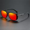 Men'S Square Polarized Sunglasses Uv400 Protection Anti-Glare Sun Shades Glasses For Driving Fishing Cycling Outdoor Activities