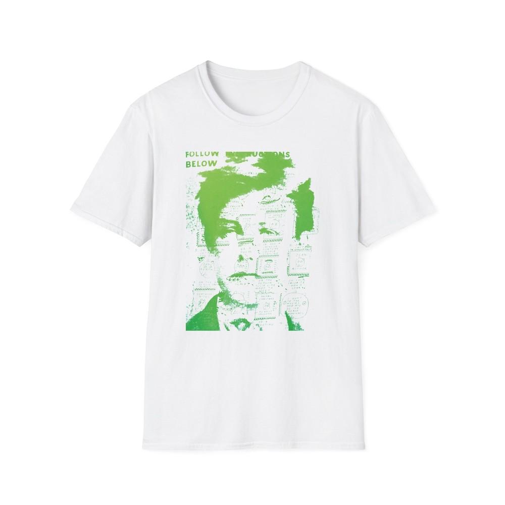 

ray johnson arthur rimbaud art in green tshirt 3XL