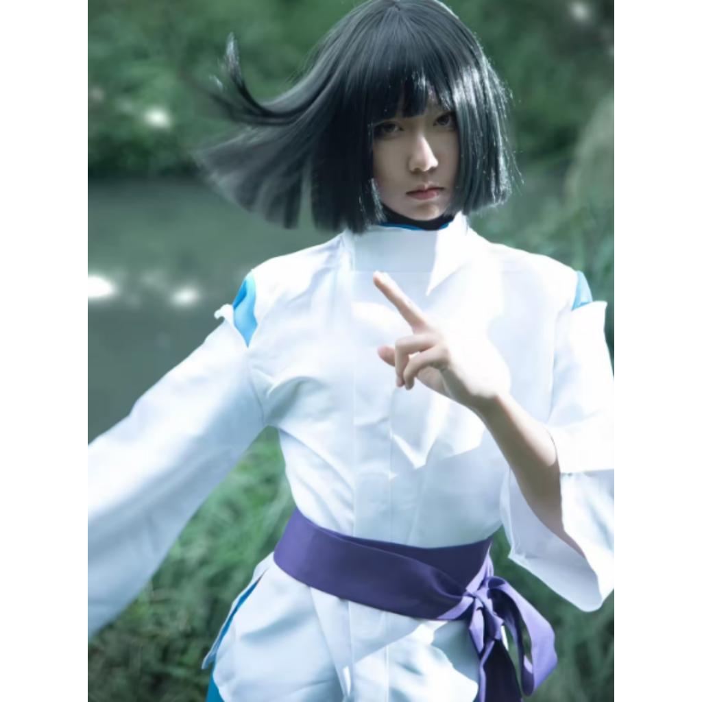 Nigihayami Kohakunushi Ogino Chihiro Away Costume Performance Uniform Suit Halloween Party Clothing Women