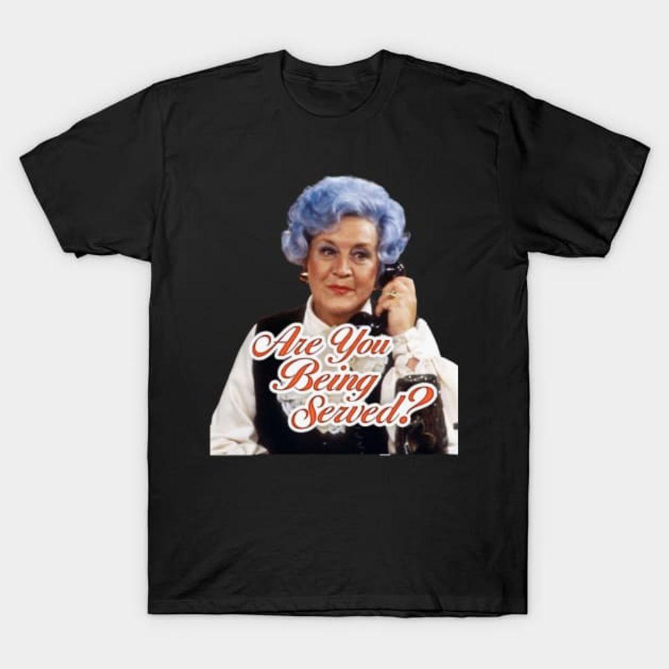 

Футболка Вас обслуживают, Смешная футболка Классическая футболка 2XL