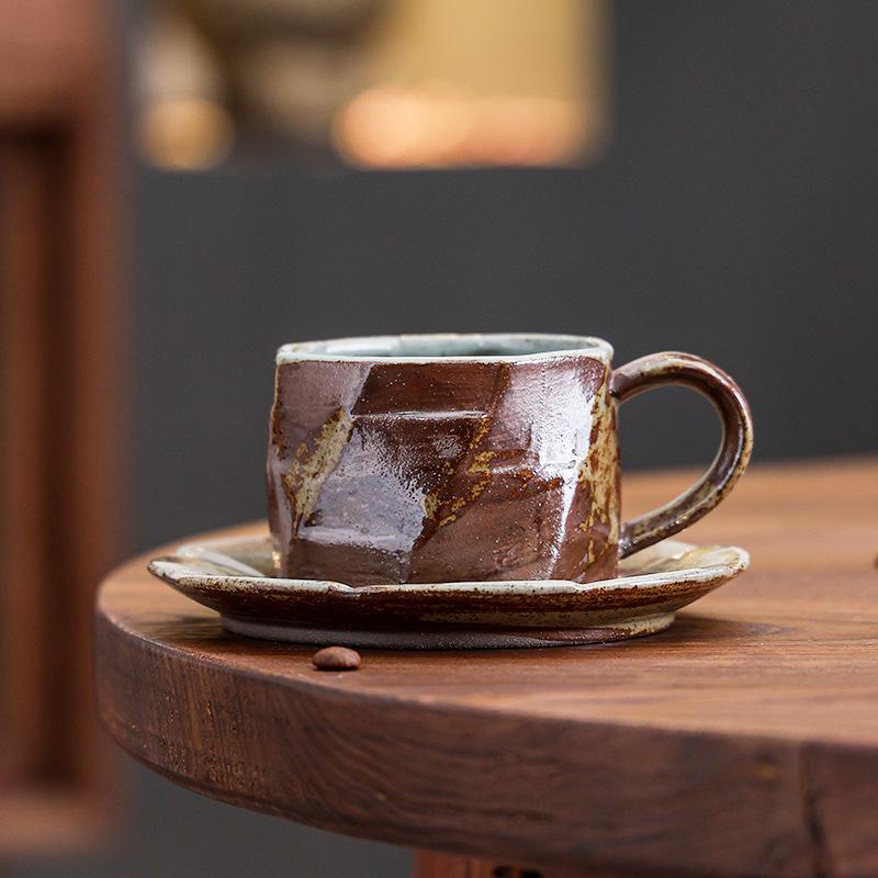 Espresso Coffee Cup And Saucer Set, Latte Latte Cup, High-Value Mug.