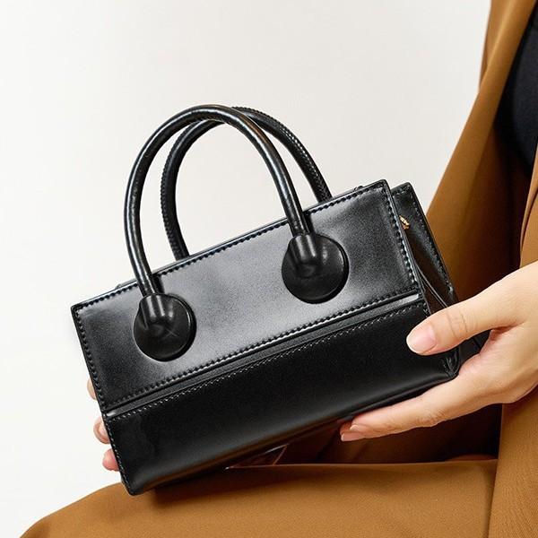 

Support Customization with Logo Small Square Bag Processing Custom Guangzhou Genuine Leather Women s Bag Factory Handbag чёрный