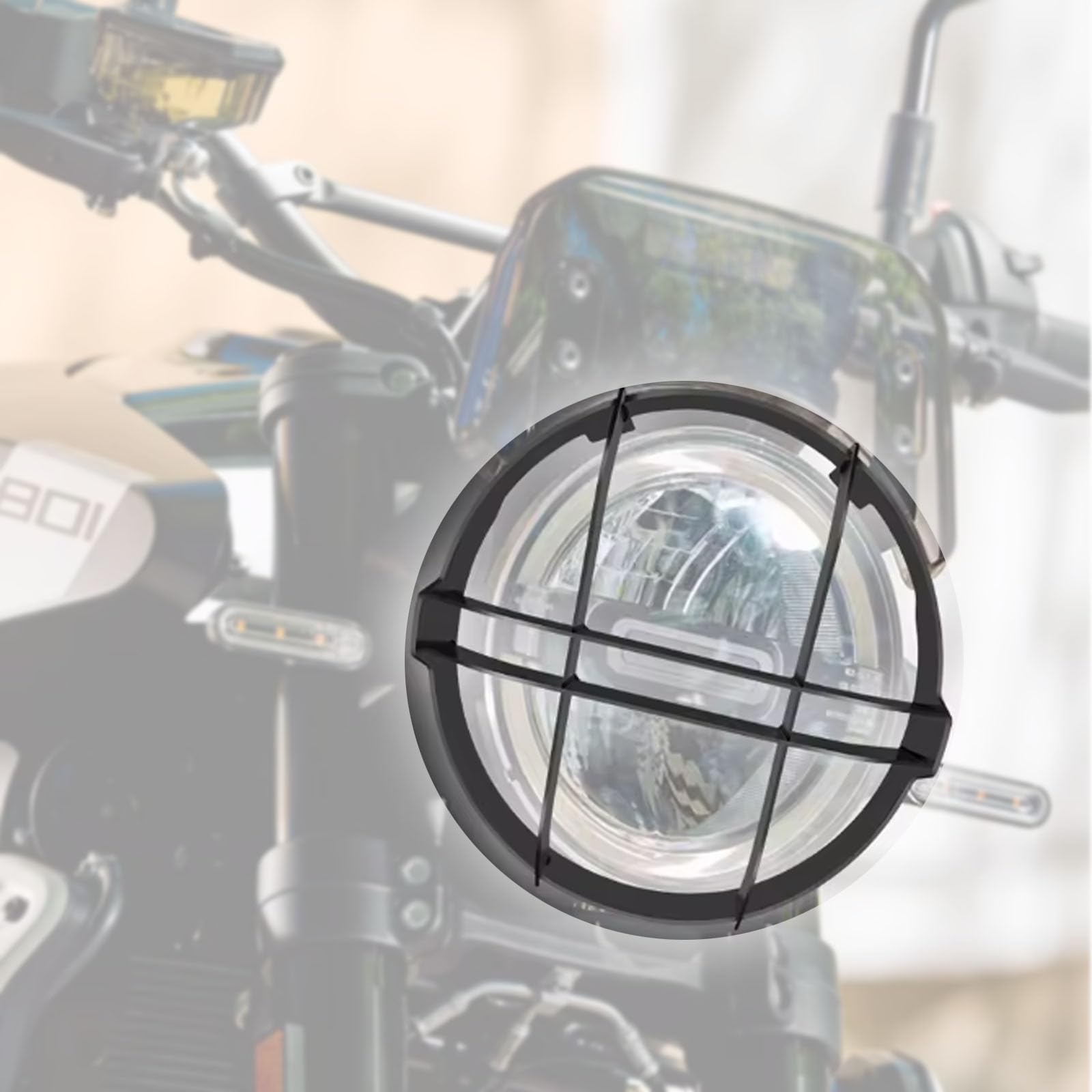 

Headlight Protector for SVARTPILEN 801 (2024) Motorcycle Headlight Cover, Headlight Guard, Grille Guard [Parallel Import]