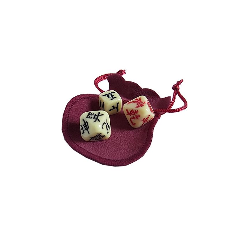 Dice - I Ching Octahedron Dice (Large)