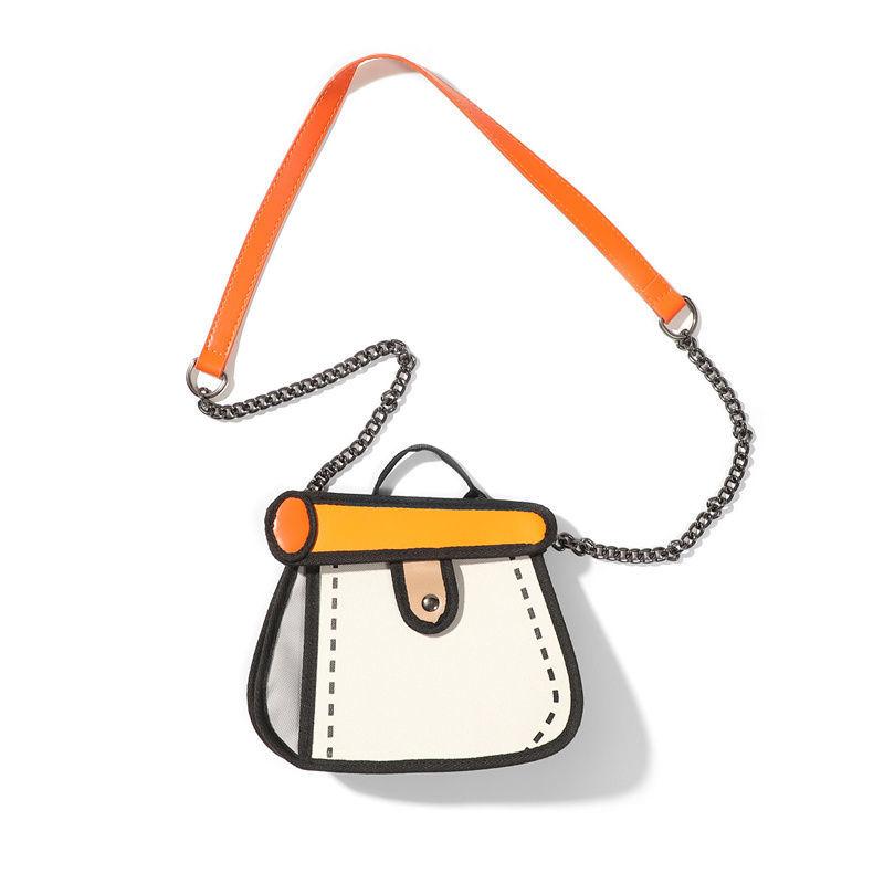 Kawaii Comic Handbags Girls 2023 Summer Japanese Fashion 2D Crossbody Bags for Women Free Shipping Coin Purse