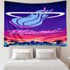 Heat Team Logo Artwork Quick-Dry Tapestry Hanging for Bedroom,Livingroom, Playroom,Decor Art Room Wall Tapestry Holiday and Birthday Gifts