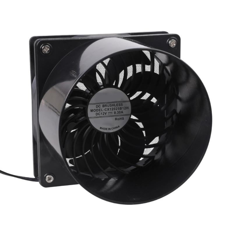 Complete Fan Kit 120mm Ventilation Fan Includes Guard Net Speed Control 12V for Home DIY Installations