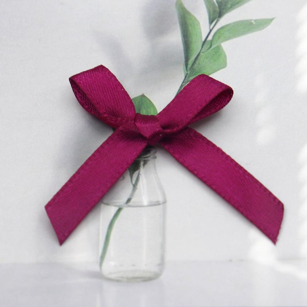 0,6 cm polyesterová stuha, ručně vázaná malá mašle, DIY oděvní doplňky, barevná popruhová mašle