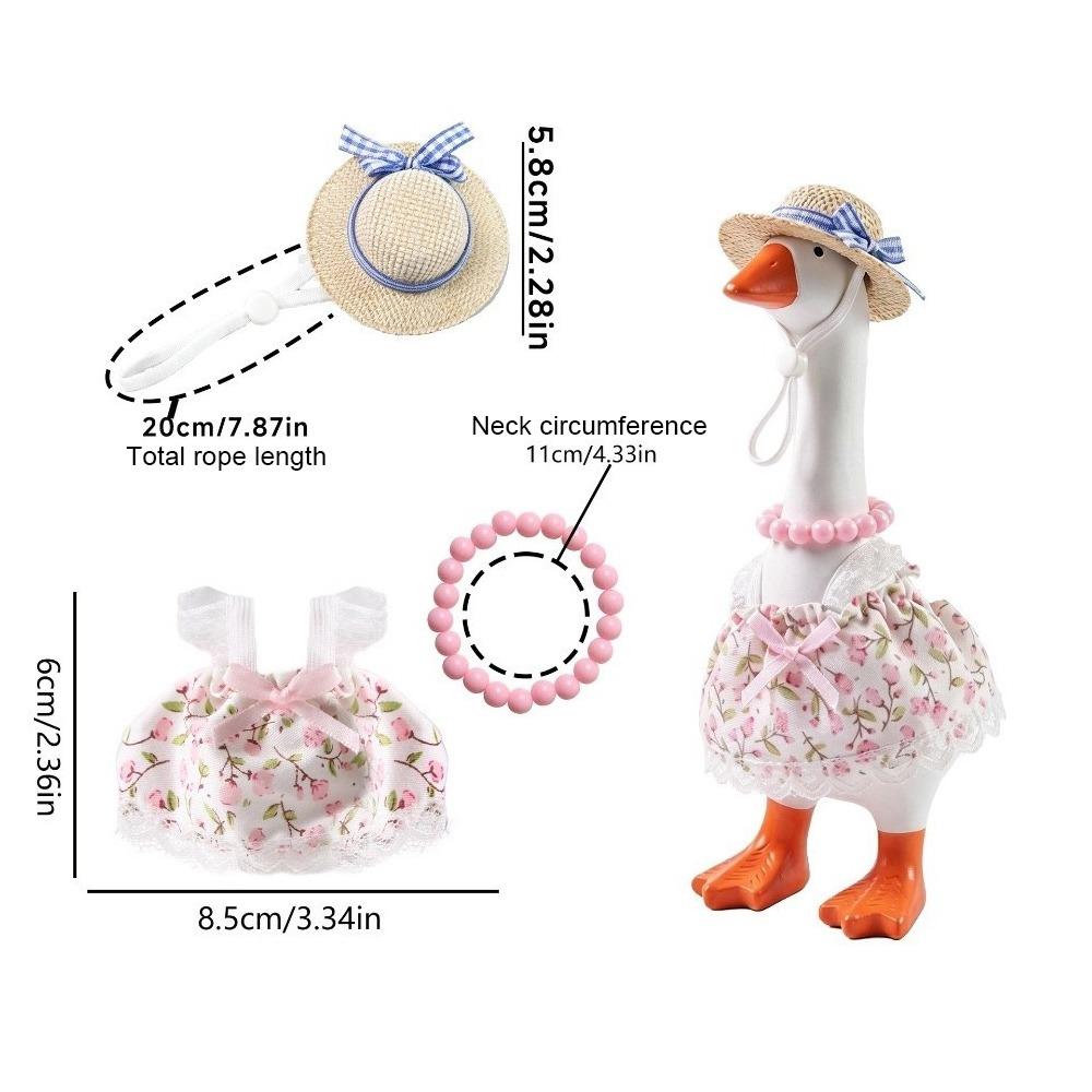 Adjustable Porch Goose Outfit Set Xmas Accessories Multiple Styles Large Decorative Goose Costume Holiday Goose Accessories