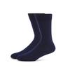 Men's Plus Size Argyle Stripe Knee-High Socks - Solid Colors for Autumn/Winter