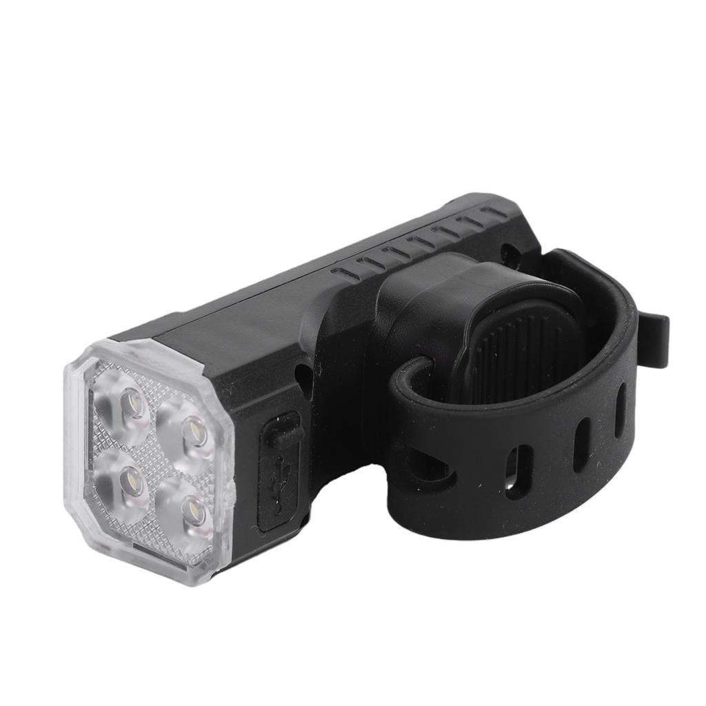 Bike Front Light for Night Riding 260LM 5 Modes Water Proof USB C Rechargeable Bike Headlight for Road Cycling