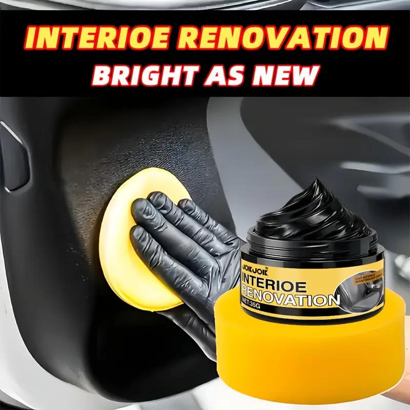 JOKJOK Integrated Automotive Interior Repair Cream - Quick Coloring&Glossing Gloss - Restore Gloss, Protect Plastic, Dashboard,