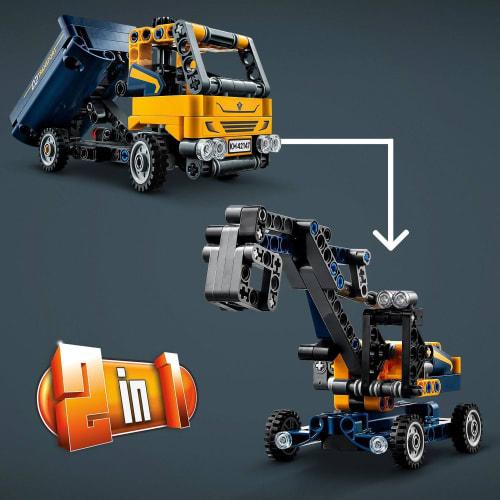 LEGO Technic Dump Truck Toy Present Birthday Block Christmas Boys Girls Children 7 Years Old 8 Years Old 9 Years Old Elementary School Student Vehicle