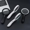 10X Magnifying Glass Lens Handheld Eye Loupe Magnifier with Light for Senior Newspaper Reading Jewelry Stamps Inspection